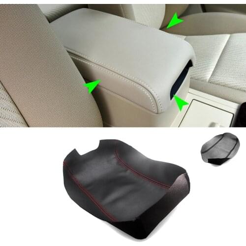 For Toyota Camry 2012 2013 2014 2015 2016 2017 Microfiber Leather Car Interior Center Control Armrest Box Cover Sticker Trim