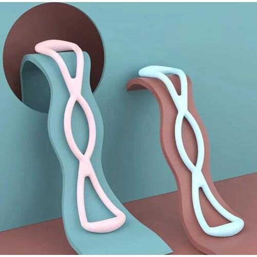 Yoga Resistance Exercise Bands Pull Rope 8 Word Chest Expander Fitness Back Exercise Elastic Muscle Training Tubing Tension Rop