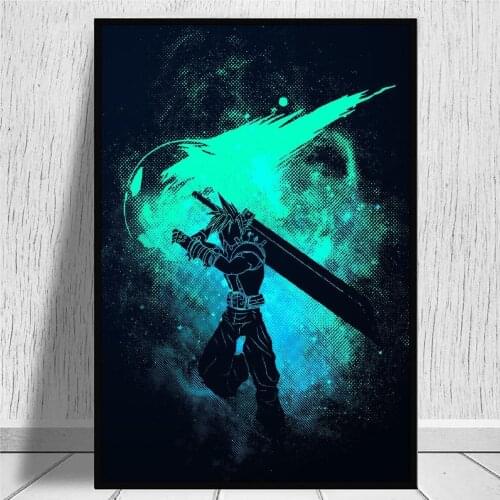 Meteor Anime Art Canvas Painting Print Poster Picture Wall Modern Minimalist Bedroom Living Room Decoration No Frame