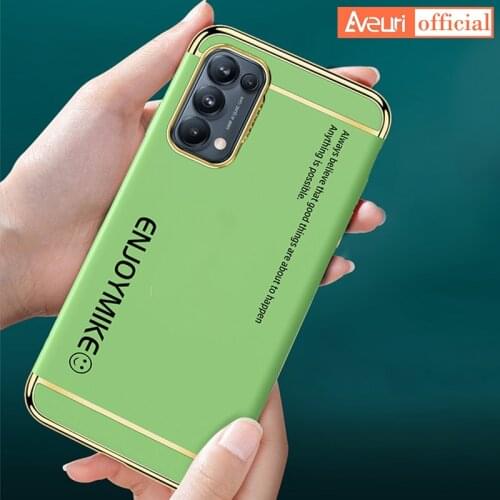 Matte PC Phone Case For OPPO Reno 3 4 5 Pro Plus 4Z 2 Z 2Z 2F Find X2 Lite X3 Neo A5 A9 2020 A31 A53 A53S Cover Luxury Hard Case