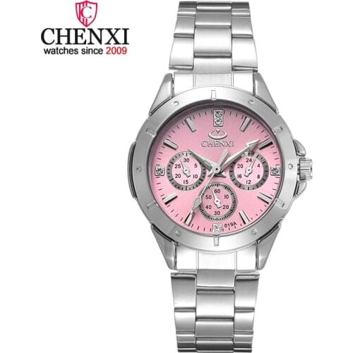 Chenxi Watches Fashion Casual Women Watches Stainless Steel Quartz Watch Womens Watches dames horloge relogio feminino hodinky