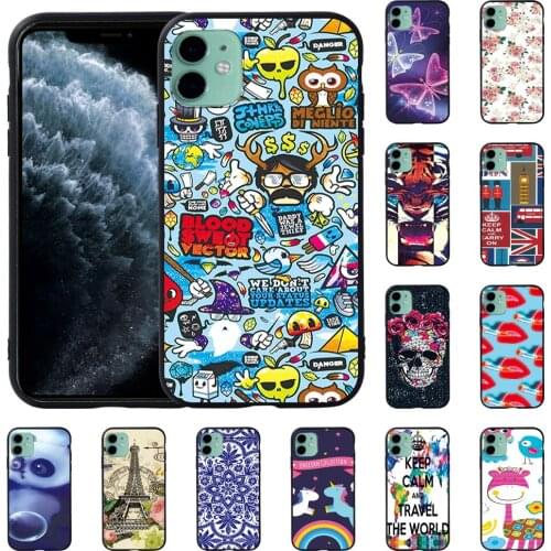 Fashion Soft Silicone Cover for Apple Iphone 6/6S/6plus/6S Plus/7/8/7 Plus/8 Plus/SE/XR/11/11 PRO/11 Pro Phone Protector Case