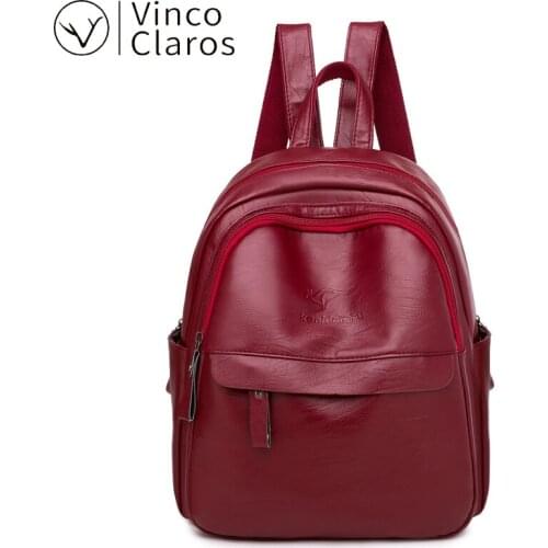 Fashion Backpack Female Leather Mochila Para Hombre High Quality Womens Backpack Designer Bags for Women Small Backpack Middle