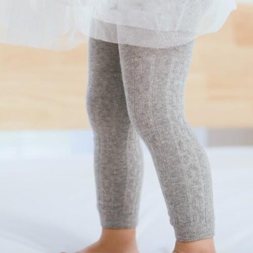 2020 New children baby spring autumn leggings trousers big pp girl cotton leggings cute wild kids baby boy knitted pants