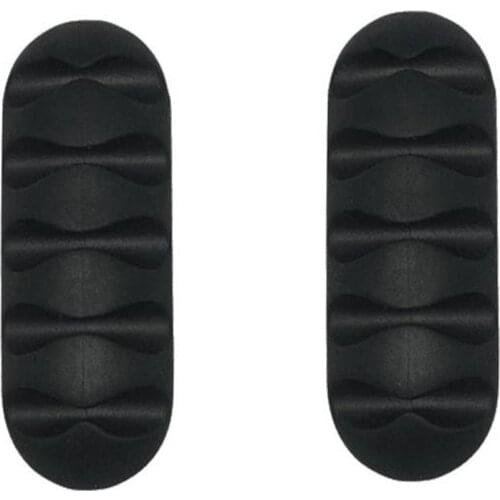 Cable Organizer Silicone USB Cable Winder 5Holes Desktop Management Fixer Clip Cable Holder For Mouse Data line Headphone Wire