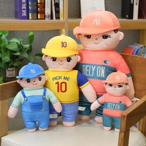 Plush Toy Sports Boy Doll Doll Doll Boy Friend Gift Valentines Day Gift