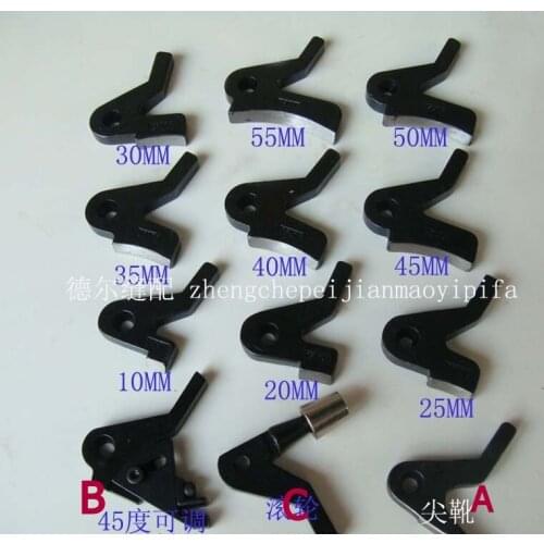 10MM 20MM 25MM 30MM 35MM 40MM 45MM 50MM 55MM 50mm Presser Foot For Skiving Leather Machines nippy fotuna taiking 801 parts kit