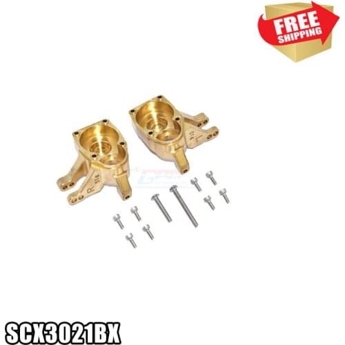 RC radio control car Axial AXI03007 SCX10 III AXI03007 brass front steering hub option upgrade parts