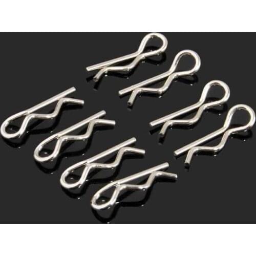 RC WL 959-66 Silver Metal body Clip 8P For WLtoys L959 Off-Road Buggy