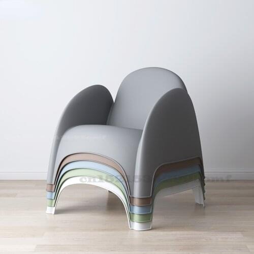 Nordic Outdoor Single Sofa Chair Fashion Balcony Living Room Home Waterproof Armchair Creative Modern Simple Leisure Stool