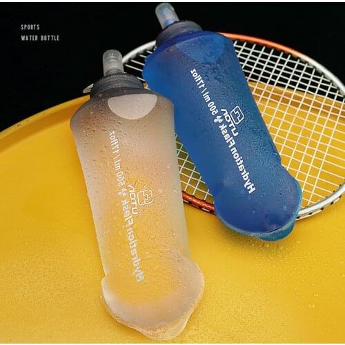 Outdoor Sports Folding Soft Water Bottle 500 Ml Bottle Of Free Tpu Water Running Water Bag Waistband Marathon Vest