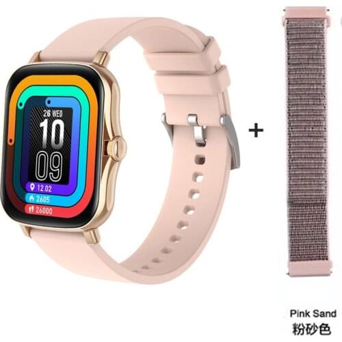 2021 New IP67 Waterproof Women GTS 2 Smart Watch Men Fitness Men Sport Sleep Heart Rate Fitness Tracker P8 Plus/Y20 1.69 Inch