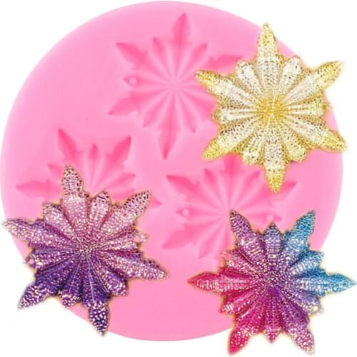 Starburst Jewelry Silicone Mold Star Shape Chocolate Fondant Mold Cupcake Topper DIY Cake Decorating Tool Candy Clay Resin Mould
