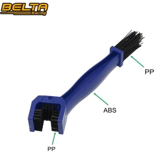 Universal ABS Blue Motorcycle Bicycle Bike Chain Brush Cleaner
