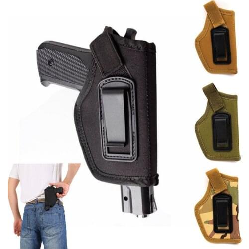 Nylon Universal Pistol case Tactical Gun Holster Concealed Carry Pistol Holster Waist Case Airsoft Hunting For All Sizes Handgun