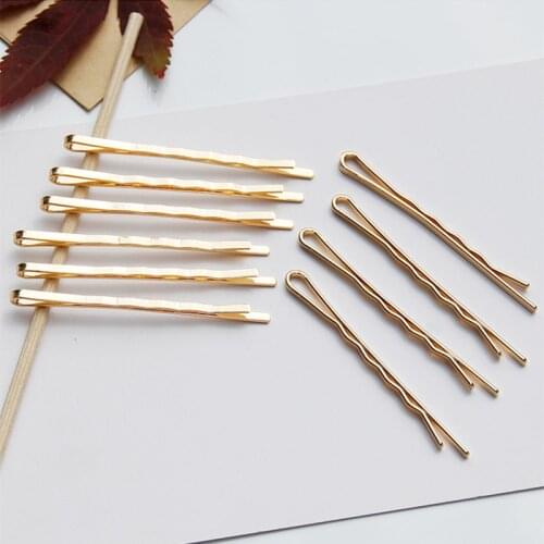 Vintage Gold Color Wavy Hair Clips Hairpins Women Girls Styling Accessories Salon Hair Clip DIY Modeling Clip
