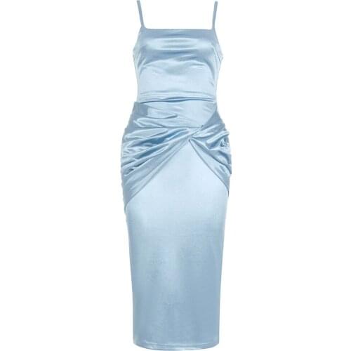 Women Dress Fashion Bodycon Sexy Spaghetti Strap Party Club Evening Elegant Ladies Autumn Winter Clothing