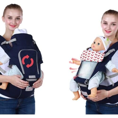 2020 Ergonomic Baby Carrier Infant Kid Baby Hipseat Sling Front Facing Kangaroo Baby Wrap Carrier for Baby Travel 0-36 Months