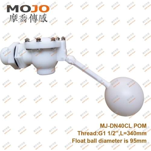 2020 MJ-DN40CL(5pcs/lots) POM material water float valve G1 1/2"cooling tank water tank water tower
