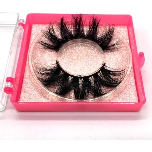 6D Mink Eyelashes False Eyelash Fake Factory Direct Sales Make Up Essential Tools Natural Fluffy Thick 20mm Lashes