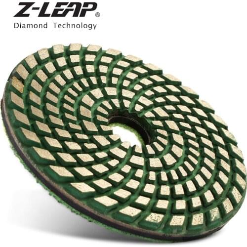 Z-LEAP 4" Diamond Grinding Disc 100mm Concrete Abrasive Pad Sintered Metal Bond Dry Wet Polishing Wheel For Concrete Coarse Grit