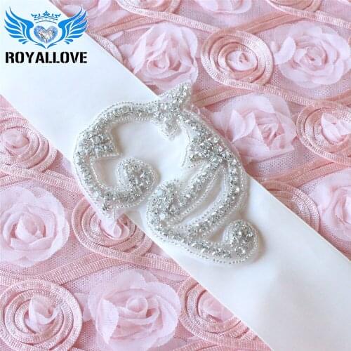 30 Pcs Crystal Rhinestone Applique DIY Baby Headband Supplies Cake Topper -first birthday Crystal Applique Bridal Accessories