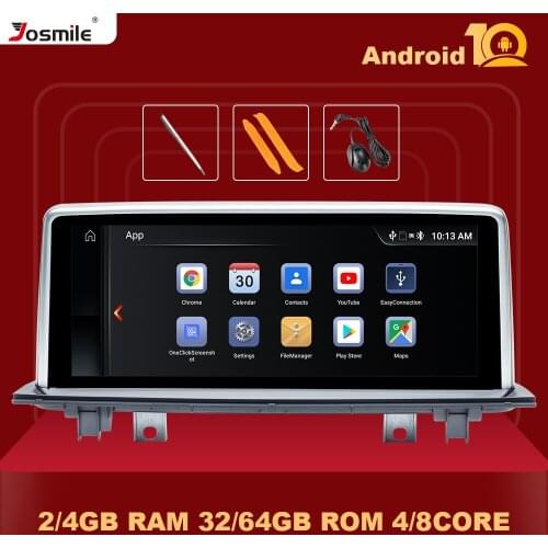 IPS Android 10 Car Multimedia for BMW X1 F48 2016 2017 2018 NBT System GPS Navigation Glonass NODVD Head Unit Stereo Audio Radio