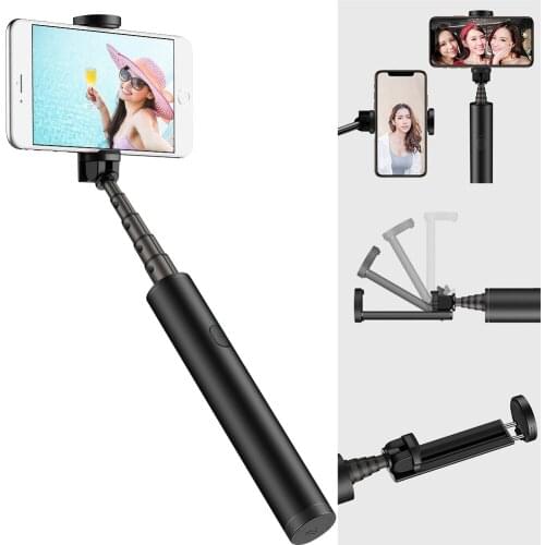 Wireless Bluetooth Selfie Stick for IOS/Android 360 Degree Rotatio Adjustable Handheld Selfie Stand With Remote Control