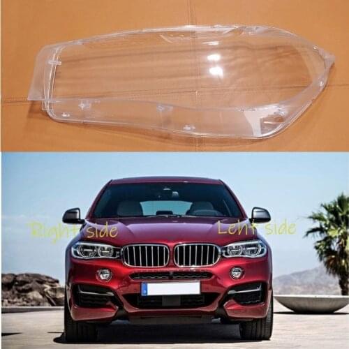 For BMW X5 X6 F15 F16 2014 2015 2016 2017 2018 Car Headlight cover Headlamp Lens Auto Shell Cover