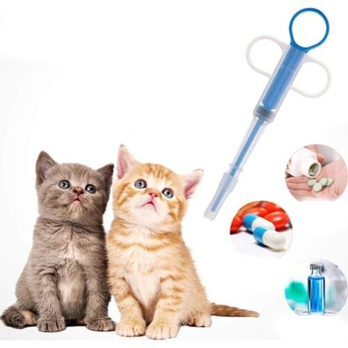 Pet Cat Dog Medicine Dispenser Pill Feeder Syringe Tablet Piller Gun Shooter Soft Tip Medical Feed Tool Kit for Animals Supplies