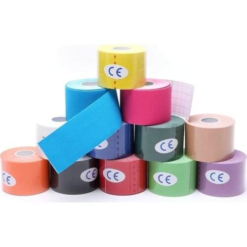 Elastic Sports Bandage Muscle Sticker Muscle Tape Intramuscular Patch Width 5cm Length 5m