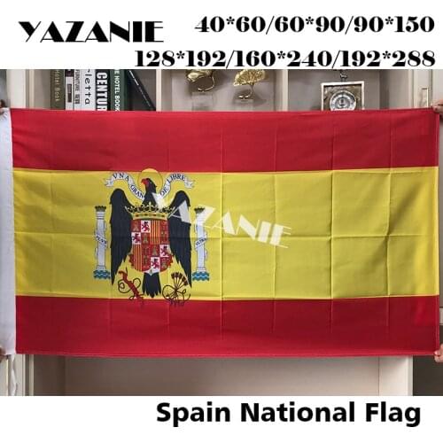 YAZANIE Any Size Flag of Spain 1938–1945 ESP ES Espana Spanish Super Polyester Indoor Outdoor Printed Flags and Banners