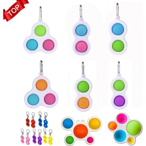 New Fidget Simple Dimple Toy Fat Brain Toys Stress Relief Hand Fidget Toys For Kids Adults Early Educational Autism Special Need