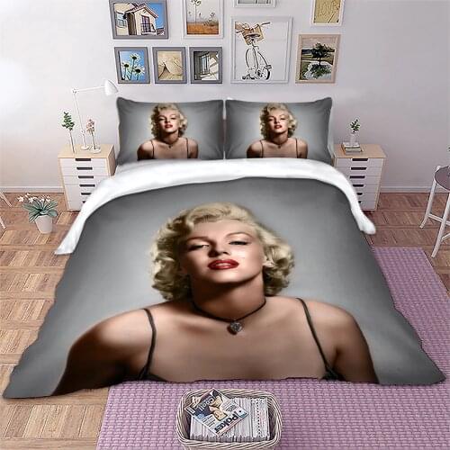Sexy Marilyn Monroe Bedding set Duvet Cover Bed Set Twin queen king size beddings