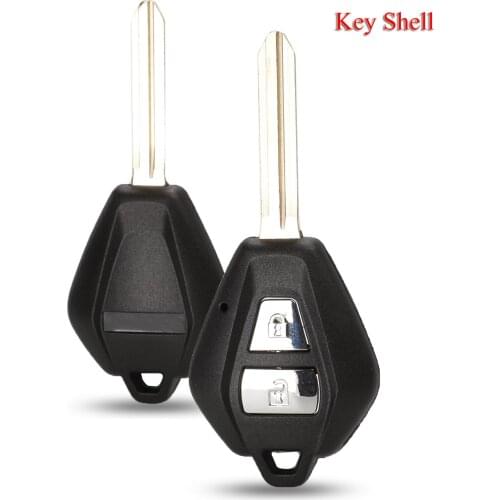 Kutery Car Key Shell For Isuzu D-Max 2Buttons With TOY43 Uncut Key Blade Blank Remote Car Key Case Fob Cover Replacement