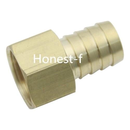 Brass BSP Fitting Coupler / Adapter 3/4" Female BSPP x 3/4"(19mm) Hose Barb Fuel Gas