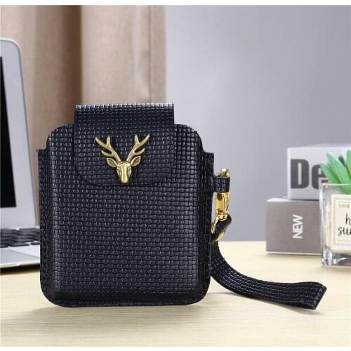 Man 100% Genuine Leather Cellphone Belt Waist Bag For Motorola Razr 5G 2020 Handmade Holster Phone Cover Case Holder Bags