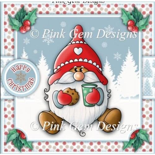 Christmas Santa Claus Coffee Metal Cutting Dies for DIY Scrapbooking Cards Embossing Paper New Die