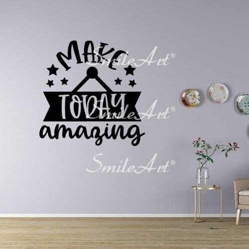 Cartoon Quotes Home Decor Wall Stickers Living Room Bedroom Art Decor Wallpaper