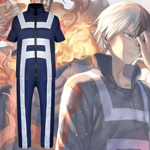 Adult My Hero Academy Cosplay Costumes Men Anime Bakugou Katsuki Sport Wear Shirt+ Pant Sets S-2XL C60159AD