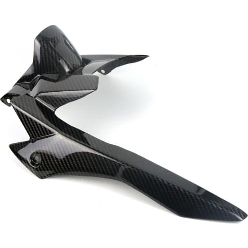 Real PrePreg Carbon Fiber (Dry Carbon) Rear Fender Mudguard & Chain Protection Cover for Yamaha MT-07 MT07 FZ07 FZ-07 2013-2017