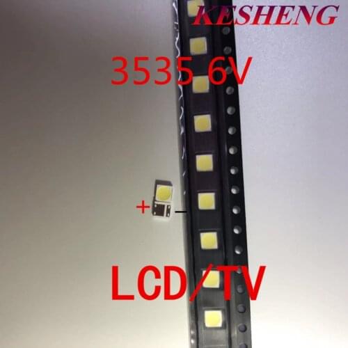 New and original LED 2w 6v 3535 for LG Innotek Ypnl-LED Cool white backlit LCD screen for TV applications 1200PCS
