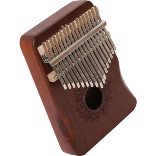 Thumb Piano Kalimba 17 Keys High Quality Handguard Wood Mahogany Mbira Body Musical Instruments Finger Piano Sanza Music Box