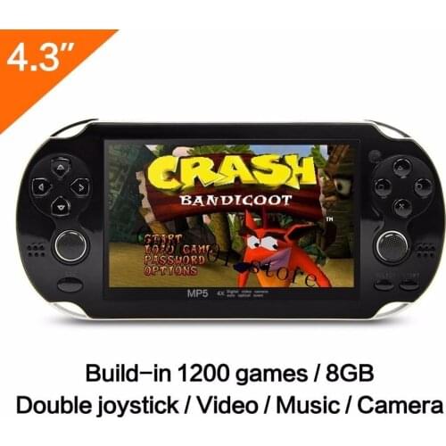 Dual Rocker Handheld Retro Portable Video Game Console Gamepad 4.3 Inch 4GB/8GB Consol Support For PSP Game Camera Video E-book