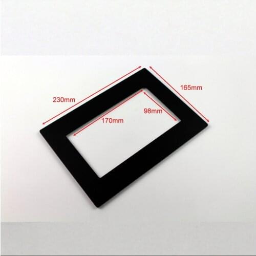 230mm * 165mm 2 DIN ABS Plastic Frame Panel Fascias For Aftermarket Radio Stereo DVD Player GPS Navigation Installation