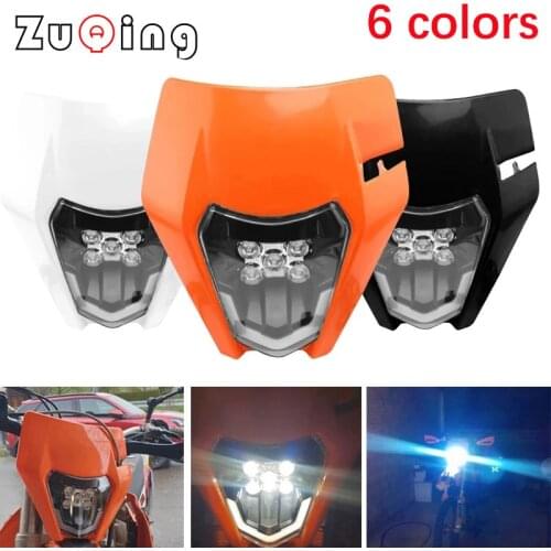 Motorcycle LED Headlight Headlamp Lamp Light For KTM EXC EXCF XC XCF XCW XCFW SX SXF 125 150 250 300 350 400 450 505 525 530