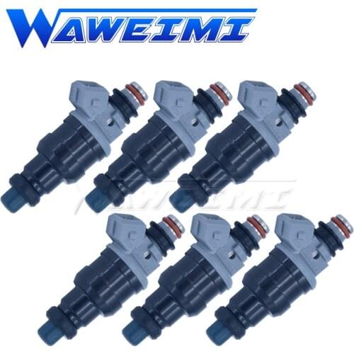 WAWEIMI 6x Fuel Injector Genuine Quality Nozzle INP-064 Fits 1993 MITSUBISHI GALANT ES 2.0 L4 Car Accessories