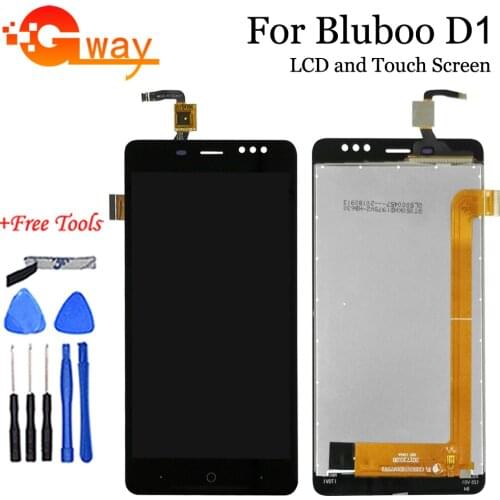 5.0" For Bluboo D1 LCD Display and Touch Screen Assembly For Bluboo D1 LCD Display Phone Replacement + Free Tools