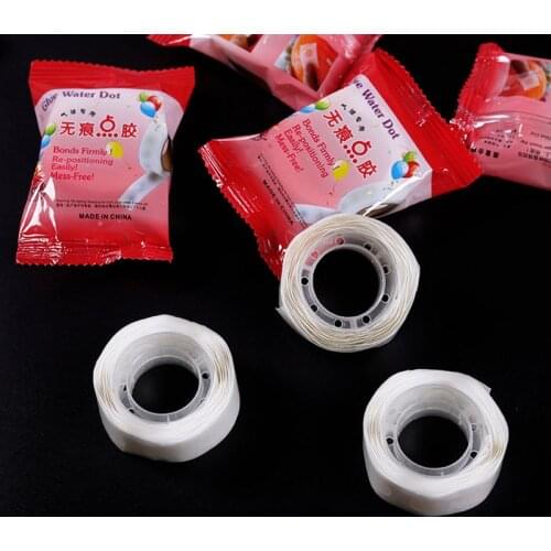 100pcs Balloons Glue Adhesive Wedding Party Birthday Decoration Fixed Clip Ballon Sticky Point Double Sided Stick Tape