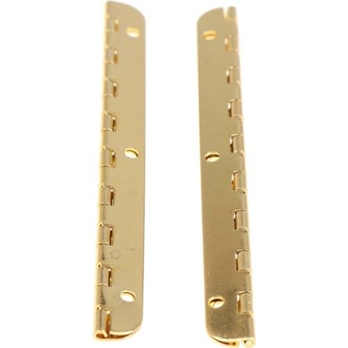 2PCS Decorative Cabinet Drawer Door Hinges Furniture Fittings Antique Jewelry Wood Boxes Hinges Furniture Hardware 100*9mm